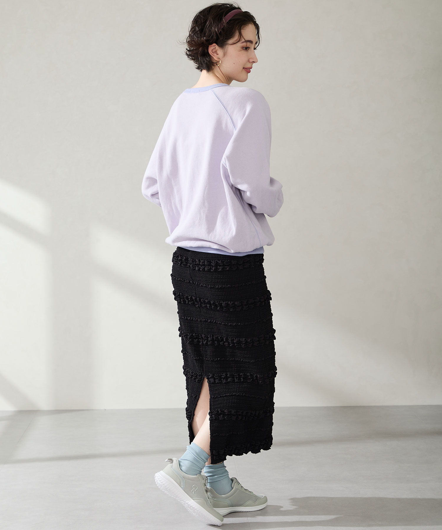 ORiental TRaffic「【瞬間フィット】 ゴム シューレース スニーカー /OT3786 ハンズフリー」|スニーカー|