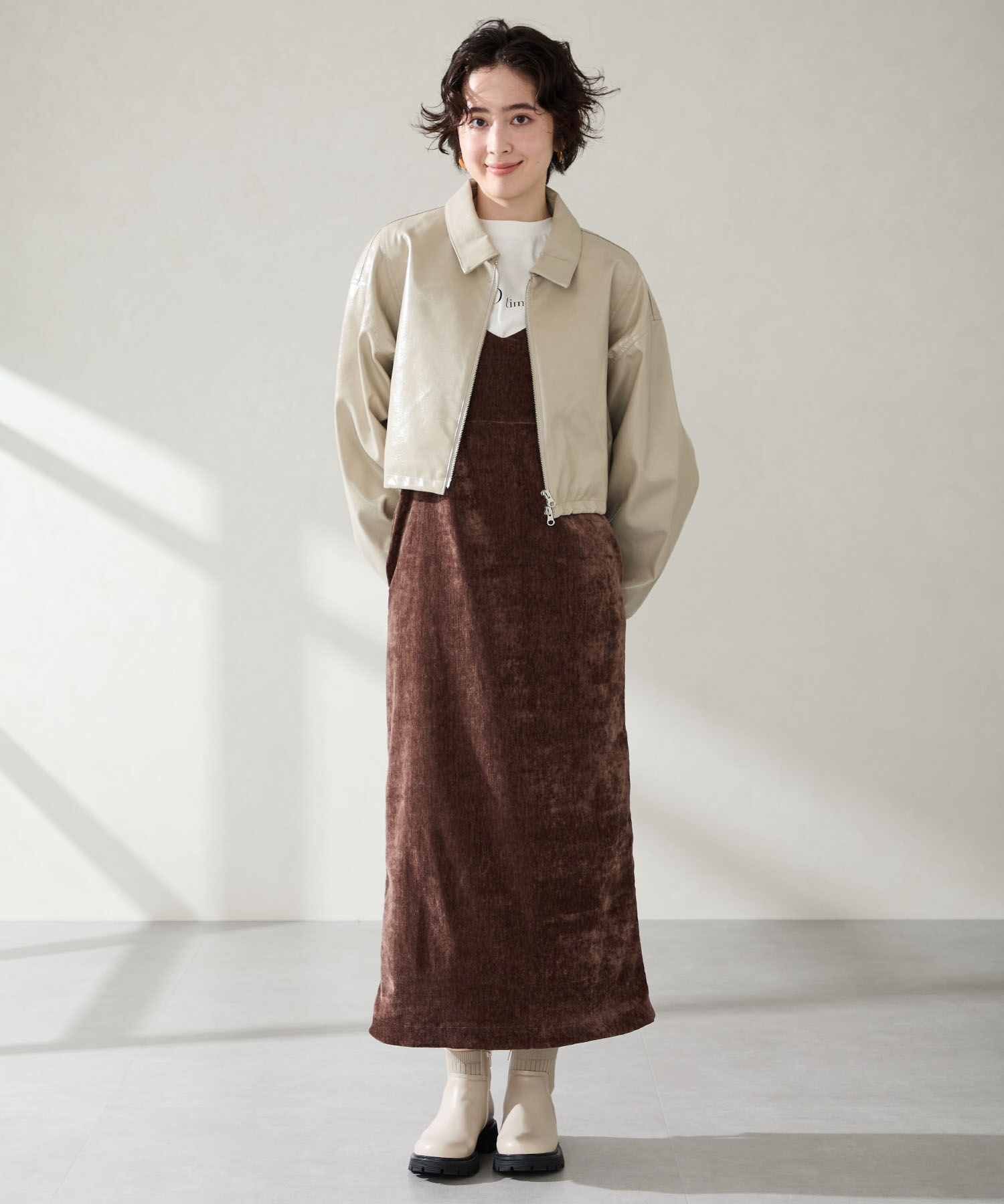 ORiental TRaffic「ニット ドッキング タンクソール ブーツ /51412」|ショートブーツ|