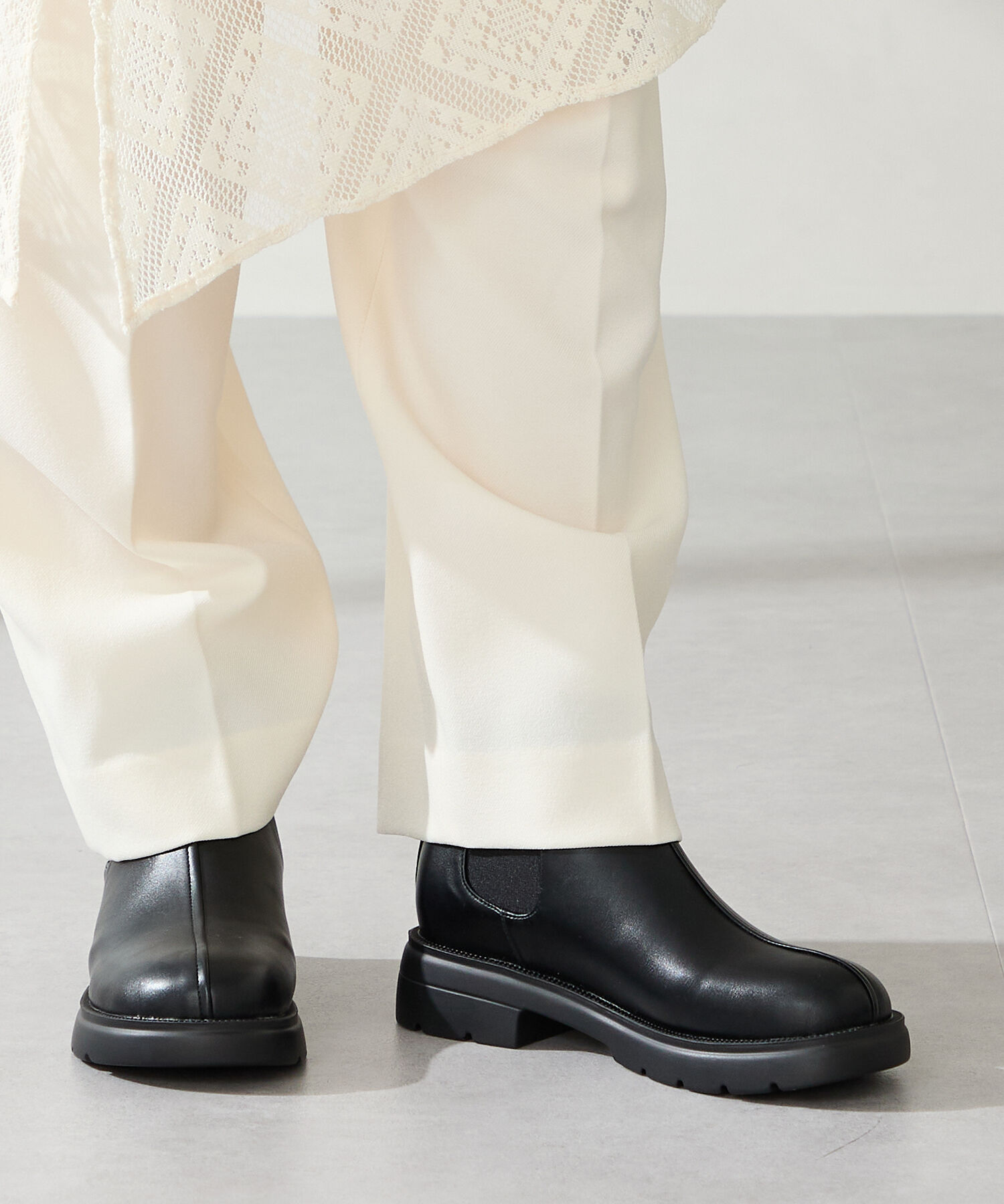 ORiental TRaffic「ラウンドトゥ サイドゴアブーツ /51414」|ショートブーツ|