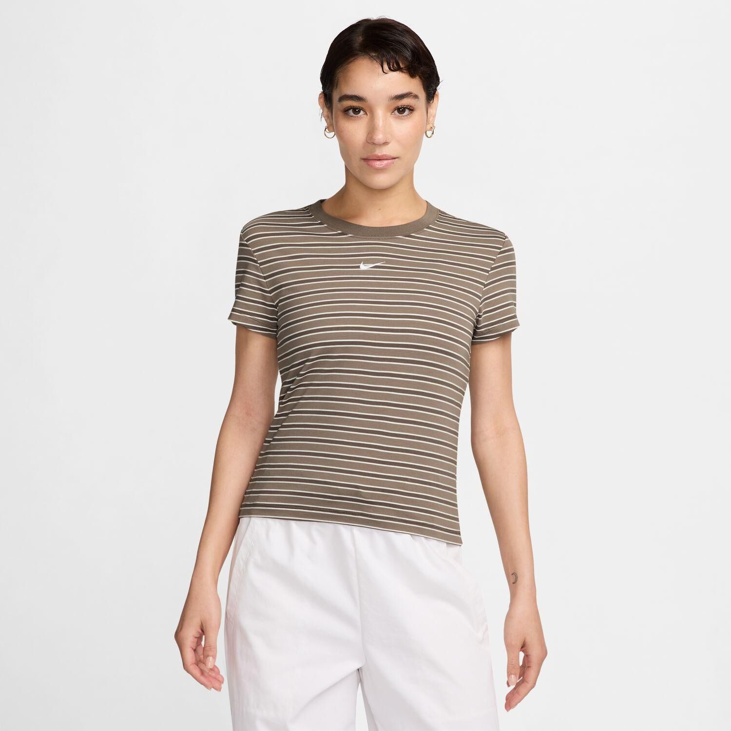 NIKE「【NIKE ｳｪｱ】W CHLL KNT TEE PNX」|Tシャツ・カットソー|ブラウン