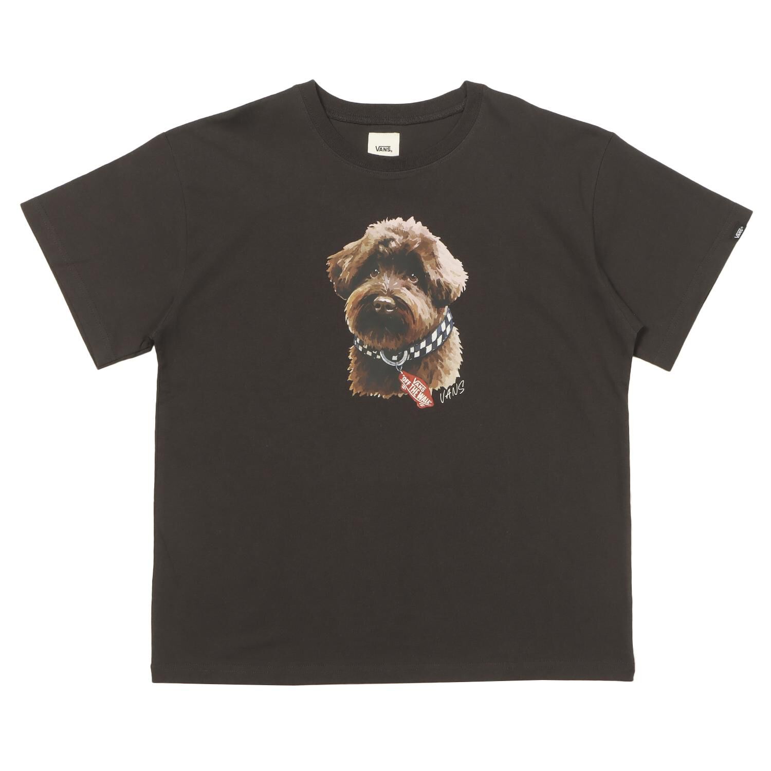 VANS「【VANSｱﾊﾟﾚﾙ(WJ)】W Dog print TEE」|Tシャツ・カットソー|ブラック