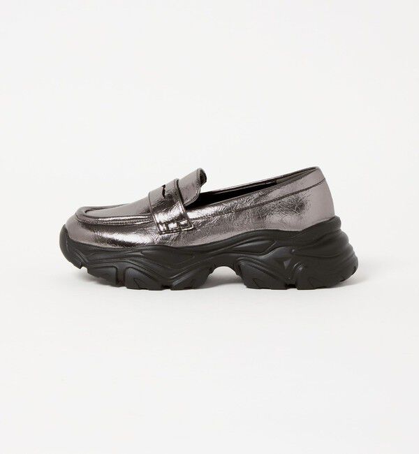 SY UNITED ARROWS「＜SY＞ スポーツローファー フラット65&uarr;」|ローファー|SILVER