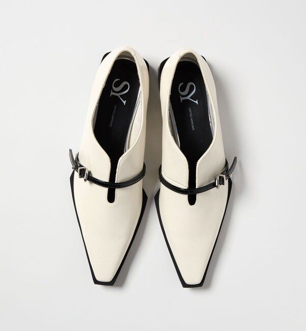 SY UNITED ARROWS「＜SY＞エッジピーススリットベルト フラット20&uarr;」|ローファー|