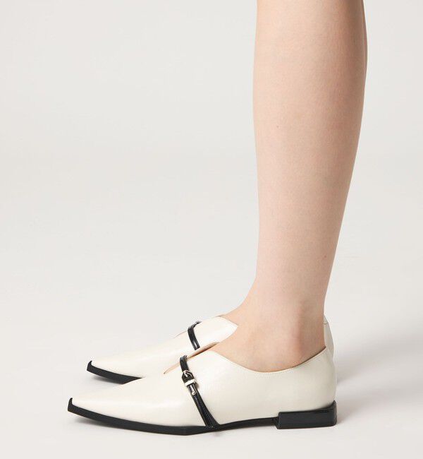 SY UNITED ARROWS「＜SY＞エッジピーススリットベルト フラット20&uarr;」|ローファー|