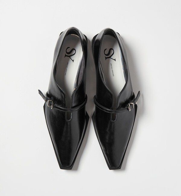 SY UNITED ARROWS「＜SY＞エッジピーススリットベルト フラット20&uarr;」|ローファー|