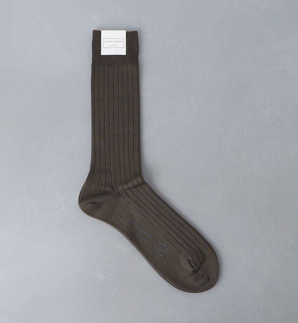 UNITED ARROWS「2トーン リブソックス」|ソックス|MD.BROWN