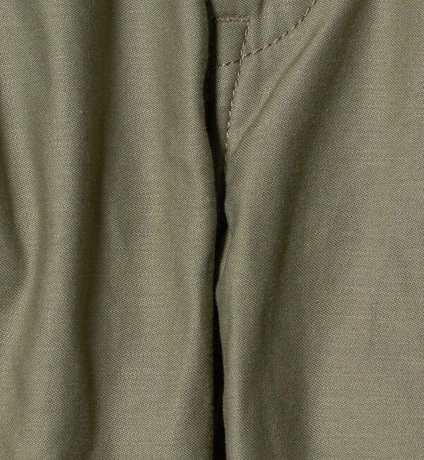 UNITED ARROWS「オーガニックコットン バックサテン ファティーグパンツ」|チノ|