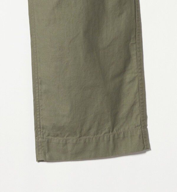 UNITED ARROWS「オーガニックコットン バックサテン ファティーグパンツ」|チノ|