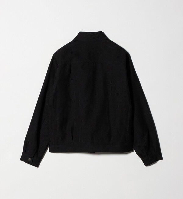 UNITED ARROWS「リネン バスケットツイル モダン トラッカージャケット」|ブルゾン・スタジャン|