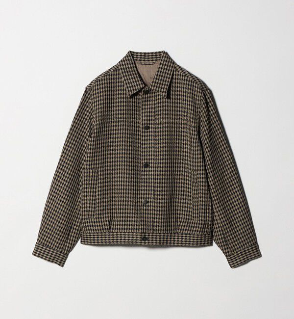 UNITED ARROWS「リネン バスケットツイル モダン トラッカージャケット」|ブルゾン・スタジャン|