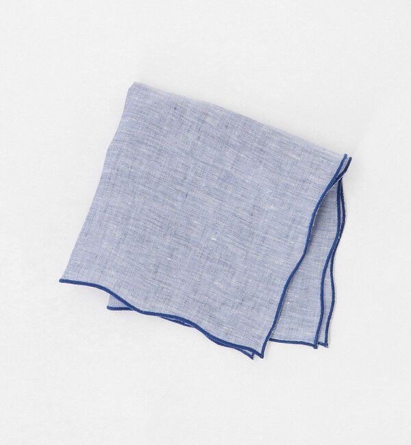 UNITED ARROWS「＜MUNGAI＞ONDA 33x33/ポケットチーフ」|ハンカチ|LT.BLUE