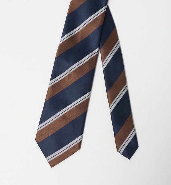 UNITED ARROWS「＜STEFANO BIGI＞サテン ストライプ ネクタイ」|ネクタイ・蝶ネクタイ|