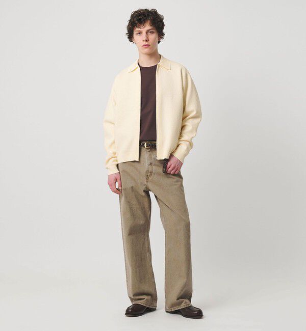 UNITED ARROWS「ブークレー ダブルフェイス ジップブルゾン」|カーディガン|