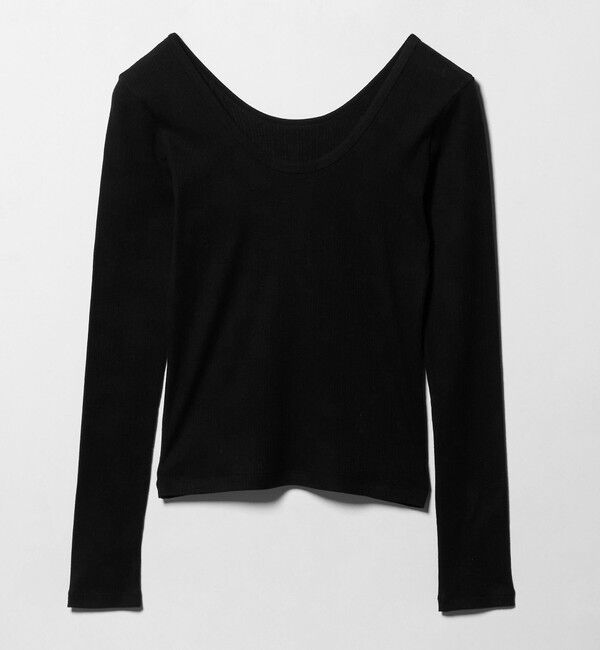 UNITED ARROWS「Uネック ロングスリーブ Tシャツ」|Tシャツ・カットソー|