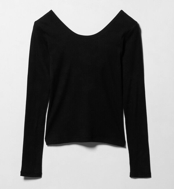 UNITED ARROWS「Uネック ロングスリーブ Tシャツ」|Tシャツ・カットソー|