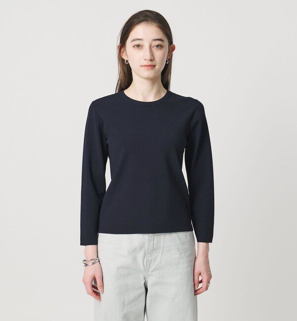 UNITED ARROWS「コンパクト クルーネック ニット ‐ウォッシャブル‐」|ニット・セーター|