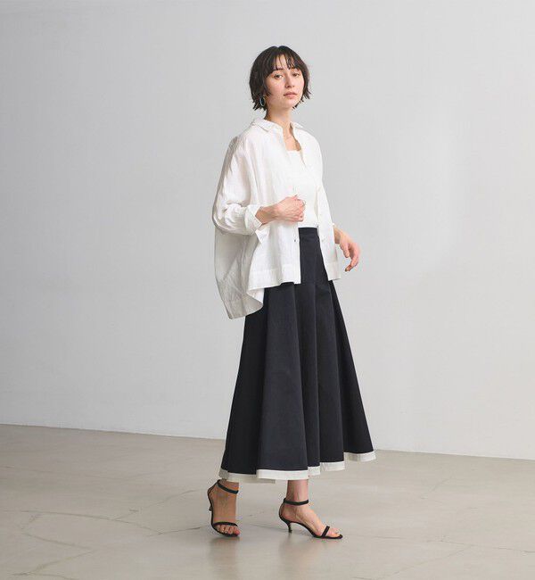 UNITED ARROWS「クリーン マリンスカート」|フレア|