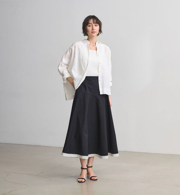 UNITED ARROWS「クリーン マリンスカート」|フレア|