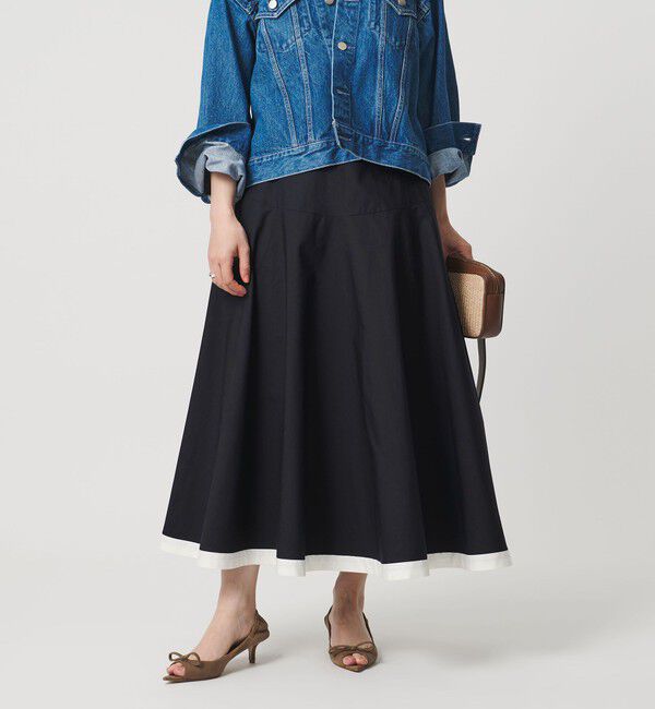UNITED ARROWS「クリーン マリンスカート」|フレア|