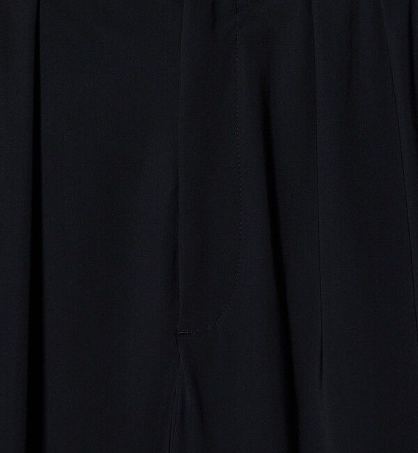 UNITED ARROWS「ジャージー タック ワイドパンツ ‐ウォッシャブル‐」|スラックス|