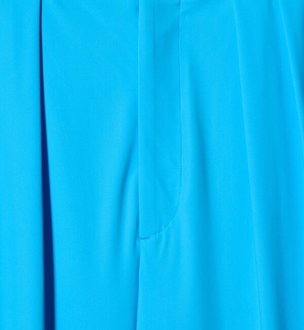 UNITED ARROWS「ジャージー タック ワイドパンツ ‐ウォッシャブル‐」|スラックス|