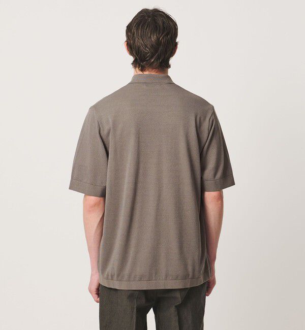 UNITED ARROWS「ウール/ペーパーヤーン ニットシャツ」|シャツ・ブラウス|