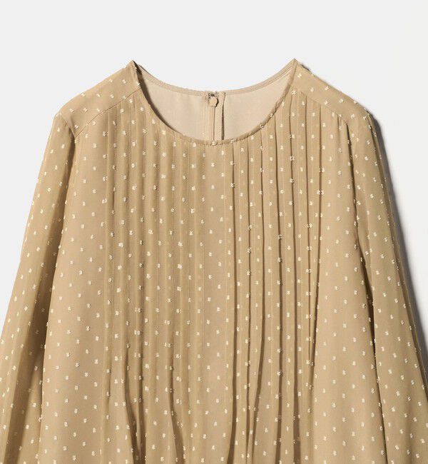 UNITED ARROWS green label relaxing「ドット シアー ティアード ワンピース」|ドレス|