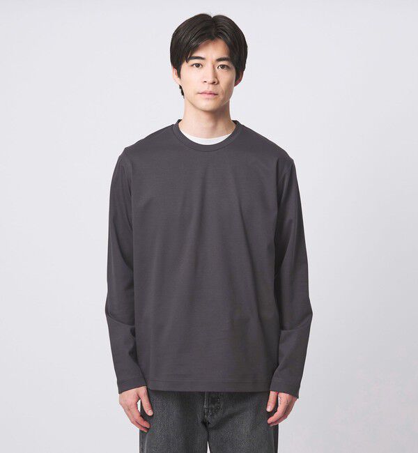 UNITED ARROWS green label relaxing「オーガニック コットン ポンチ クルーネック Tシャツ」|Tシャツ・カットソー|