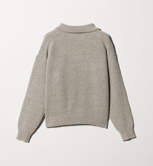 UNITED ARROWS green label relaxing「テープヤーン スキッパー プルオーバー ニット ウォッシャブル」|ニット・セーター|