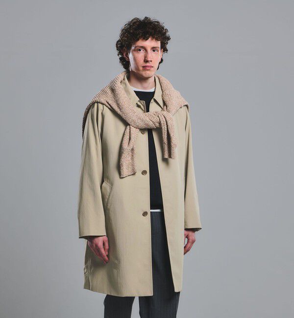 UNITED ARROWS green label relaxing「ナイロンオックス ステンカラーコート ‐撥水‐」|ステンカラーコート|