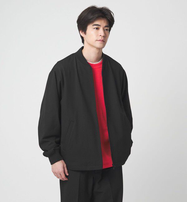 UNITED ARROWS green label relaxing「FREELITCH リブ ブルゾン -2WAYストレッチ・吸水速乾-」|ブルゾン・スタジャン|