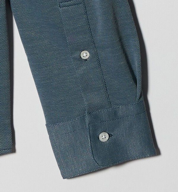 UNITED ARROWS green label relaxing「エブリット TC ジャージー スナップ ボタンダウン シャツ -ストレッチ・イージーアイロン・吸水速乾・抗菌-」|シャツ・ブラウス|