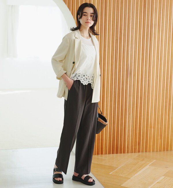 UNITED ARROWS green label relaxing「［size SHORT/TALLあり］ニーハイフレアパンツ」|その他|