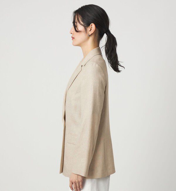 UNITED ARROWS green label relaxing「［size SHORTあり］リネンライク 2B ジャケット」|テーラードジャケット|