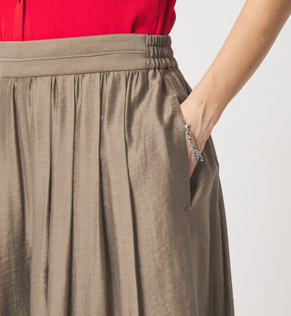 UNITED ARROWS green label relaxing「［size SHORTあり］エアリー シアー イージー ワイド パンツ」|キュロット|