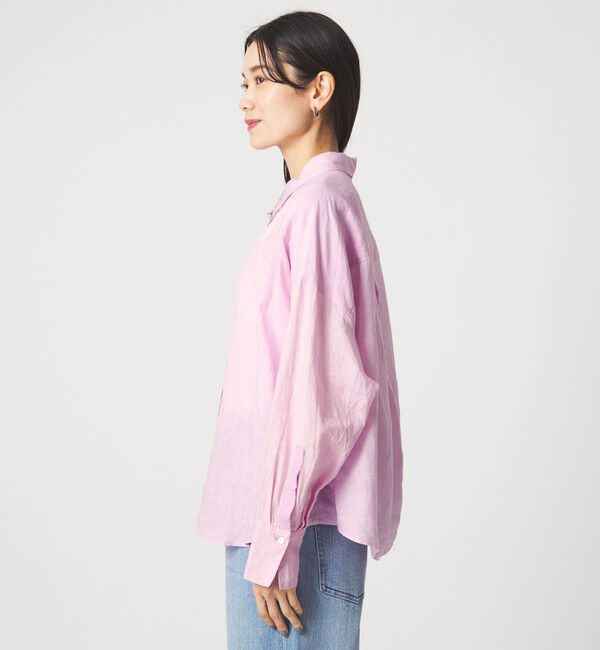 UNITED ARROWS green label relaxing「【結論シリーズ】リネンバランスシャツ［size SHORTあり］」|シャツ・ブラウス|