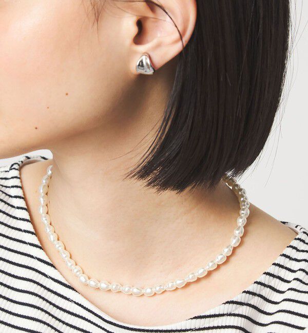 UNITED ARROWS green label relaxing「【WEB限定】フェイクパール トグル ネックレス」|ネックレス|