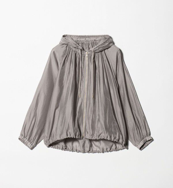 UNITED ARROWS green label relaxing「シアー ギャザー フード ブルゾン」|ブルゾン・スタジャン|