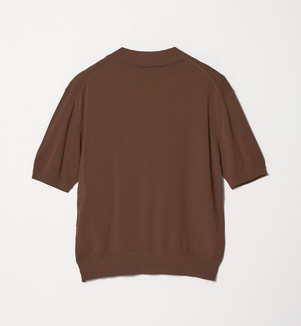 UNITED ARROWS green label relaxing「【WEB限定】＜at ease＞エリツキ スキッパー ニット 接触冷感 UVカット 遮熱」|ニット・セーター|