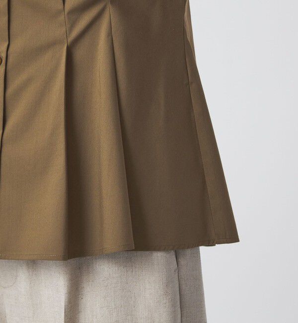 UNITED ARROWS green label relaxing「ウエスト タック フレア シャツ」|シャツ・ブラウス|