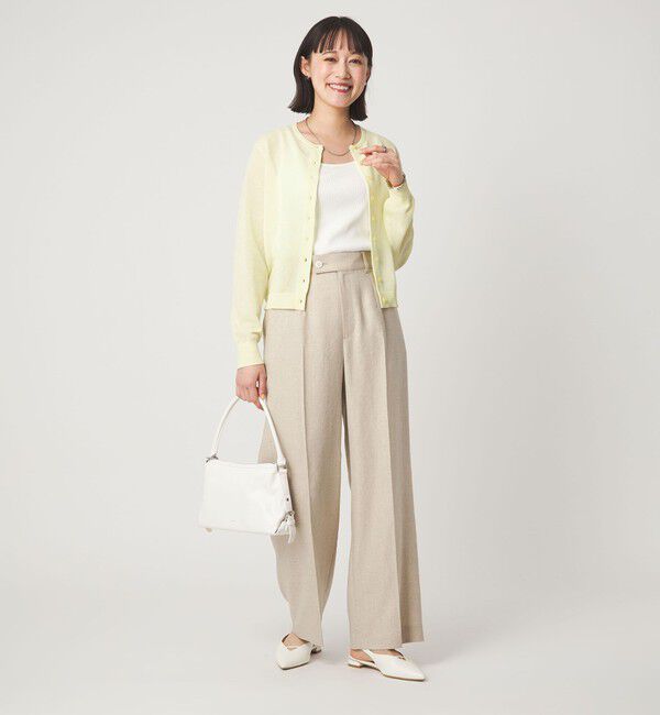 UNITED ARROWS green label relaxing「ハニカム クロップド ニット カーディガン」|カーディガン|