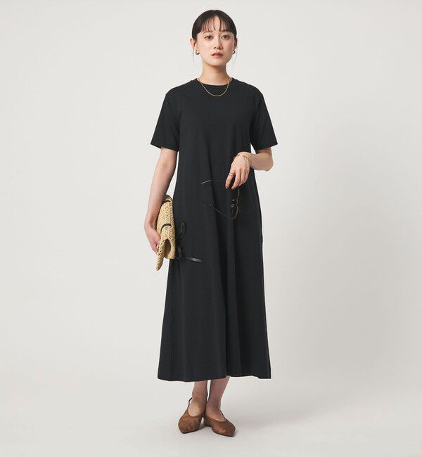 UNITED ARROWS green label relaxing「【別注】＜Champion＞ショートスリーブ フレア Tシャツ ワンピース」|ワンピース|