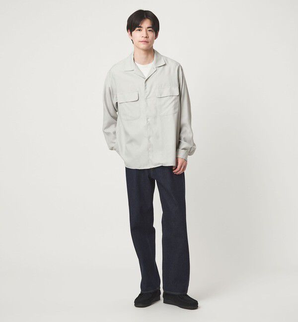 UNITED ARROWS green label relaxing「ナイロン ツイル オープンカラー シャツ ブルゾン -撥水-」|シャツ・ブラウス|