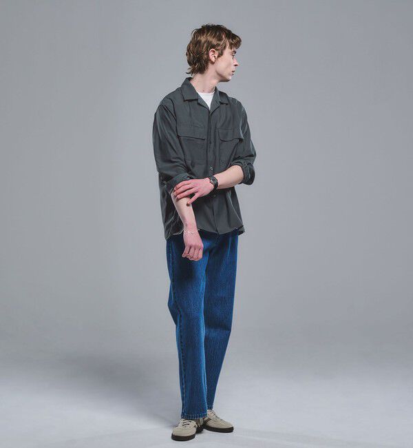 UNITED ARROWS green label relaxing「ナイロン ツイル オープンカラー シャツ ブルゾン -撥水-」|シャツ・ブラウス|