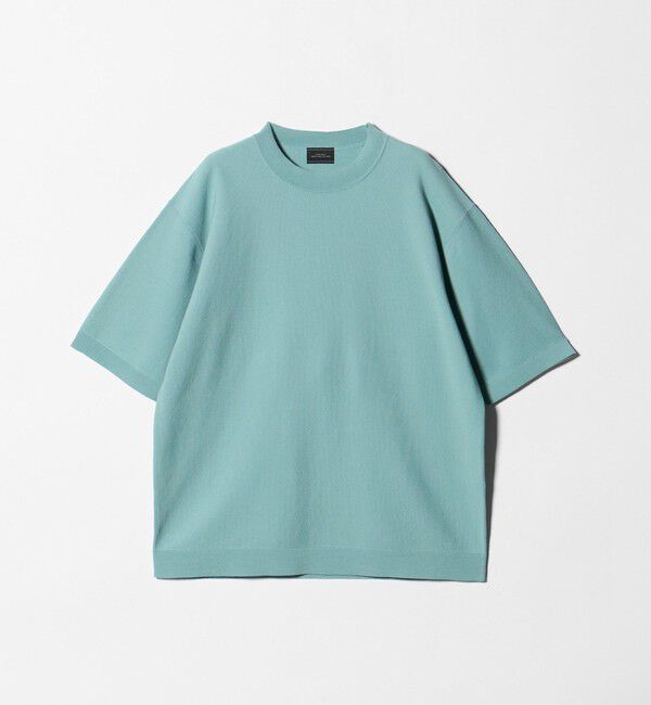 UNITED ARROWS green label relaxing「コットンナイロン リンクス クルーネック ショートスリーブ ニット -ウォッシャブル-」|ニット・セーター|