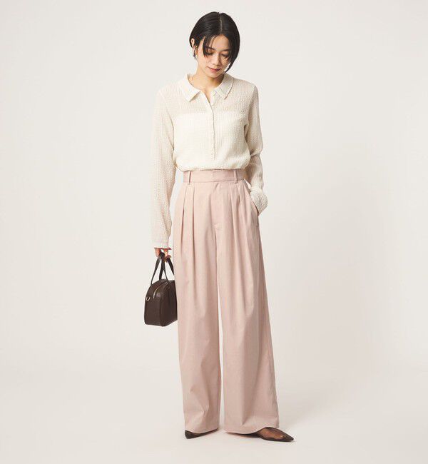 UNITED ARROWS green label relaxing「【WEB限定】＜at ease＞オルマイ スラックス ストレッチ UVカット」|スラックス|