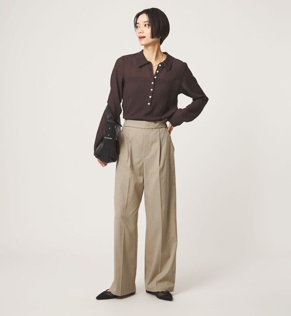 UNITED ARROWS green label relaxing「【WEB限定】＜at ease＞オルマイ ワイド パンツ ストレッチ UVカット」|その他|