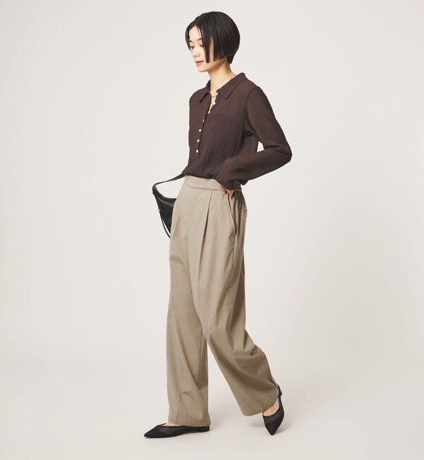 UNITED ARROWS green label relaxing「【WEB限定】＜at ease＞オルマイ ワイド パンツ ストレッチ UVカット」|その他|