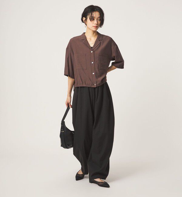 UNITED ARROWS green label relaxing「【WEB限定】＜at ease＞カーブ パンツ マシンウォッシャブル ストレッチ UVカット」|その他|