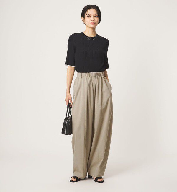 UNITED ARROWS green label relaxing「【WEB限定】＜at ease＞カーブ パンツ マシンウォッシャブル ストレッチ UVカット」|その他|
